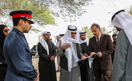 Southern Governor Visits  Services and Security Initiatives and Projects in West Riffa